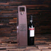 Personalized Single Bottle Wine Holder/Pouch Brown Leather - Assorted - Beer & Wine