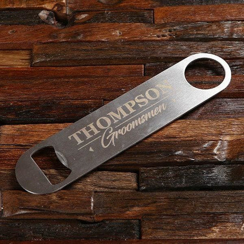 Image of Personalized Speed Bottle Opener & Carry Pouch Groomsmen Gift - Assorted - Groomsmen