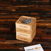 Personalized Stackable Wooden Desk Organizer Company Gift Set - Desktop Stationery