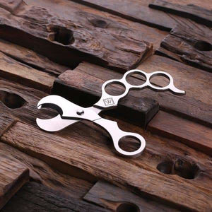 Personalized Stainless Steel Cigar Holder Cutters and Wood Gift Box - Cigar & Smoking Gifts