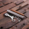 Personalized Stainless Steel Cigar Holder & Cutters - Cigar & Smoking Gifts