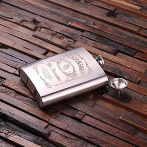 Personalized Stainless Steel Flask 18 oz. - Flasks
