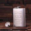 Personalized Stainless Steel Flask 8 oz. - Flasks