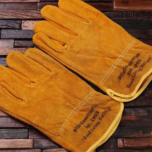 Personalized Suede Multipurpose Gloves Gardening/Carpentry - Assorted - Outdoor