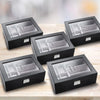Personalized Watch Box - Set of 5 - Sunglasses Box - Combo - Monogram - Groomsman Gifts - Choose Design - Executive Gifts