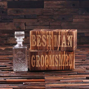 Personalized Whiskey Decanter w/Keepsake Box - Decanter - Whiskey Sets