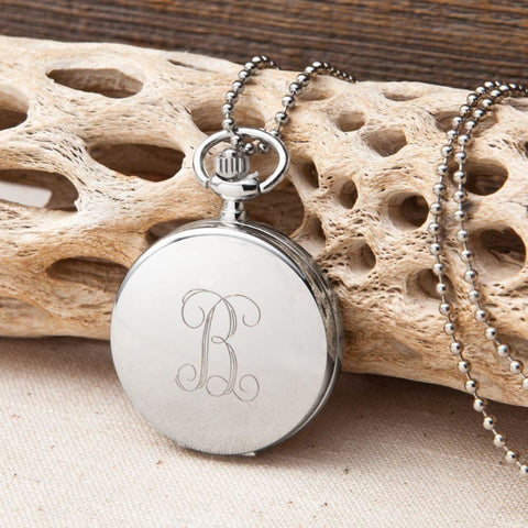 Image of Personalized Womens Clock Pendant Necklace - Keepsake Gifts