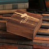 Personalized Wood Box (5.75 x 5 x 2.25 in) - Boxes - Pine Wood (Brown)