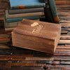Personalized Wood Box (8.44 x 6.85 x 3.77 in) - Boxes - Pine Wood (Brown)