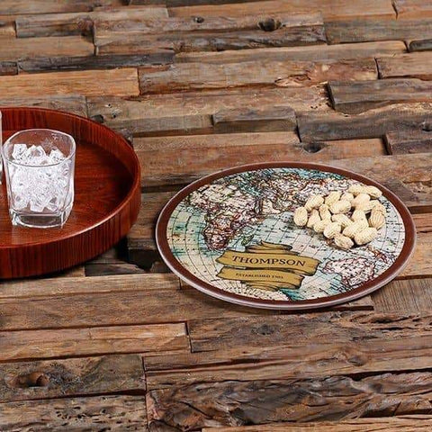 Image of Personalized Wood Serving Tray_A - Serving - Trays Bowls Etc.