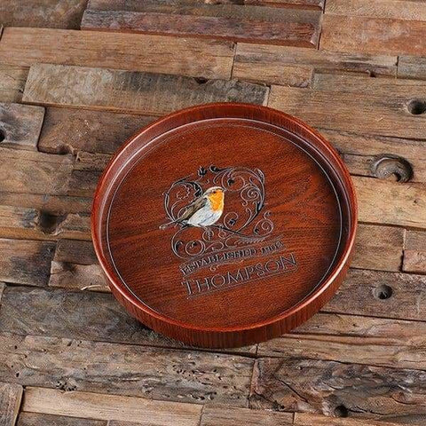 Image of Personalized Wood Serving Tray_B - Serving - Trays Bowls Etc.