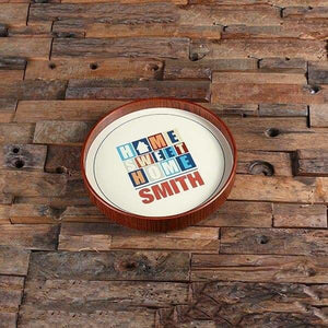 Personalized Wood Serving Tray_H - Serving - Trays Bowls Etc.