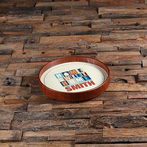 Personalized Wood Serving Tray_H - Serving - Trays Bowls Etc.