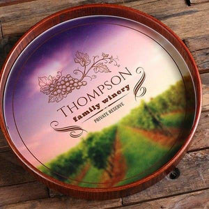 Personalized Wood Serving Tray_I - Serving - Trays Bowls Etc.