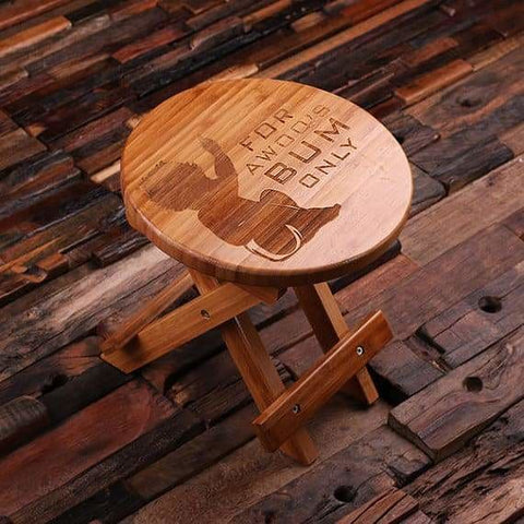 Image of Personalized Wood Stool for Toddlers - Assorted - Children