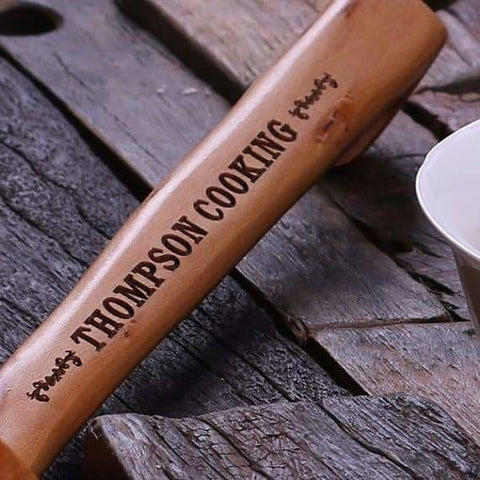 Image of Personalized Wooden Soup Spoon - Assorted - Kitchen