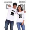 Prince and Princess Couple Full Sleeves White - Mens Clothing