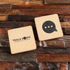 Set of 4 Personalized Cork Board Square Drink Coasters - Coasters