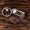 Whiskey Ball Whiskey Glass Slate Coaster (Ice Ball Maker Mold) Engraved Wood Box - All Products