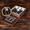 Whiskey Ball Whiskey Glasses Slate Coasters (Ice Ball Maker Mold) Printed Wood Box - All Products