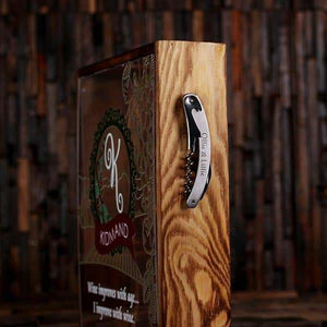 Wine Cork Holder Shadow Box with FREE Cork Screw -Quote 11 - Wine Cork Holders - Mixed