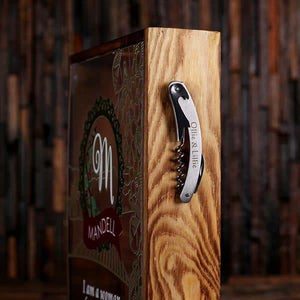 Wine Cork Holder Shadow Box with FREE Cork Screw -Quote 13 - Wine Cork Holders - Mixed