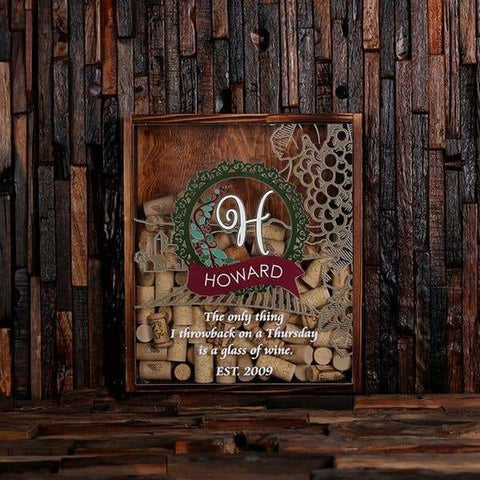 Image of Wine Cork Holder Shadow Box with FREE Cork Screw -Quote 34 - Wine Cork Holders - Mixed
