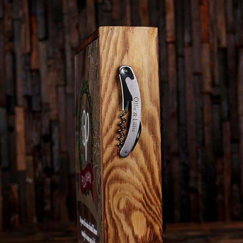 Image of Wine Cork Holder Shadow Box with FREE Cork Screw -Quote 42 - Wine Cork Holders - Mixed